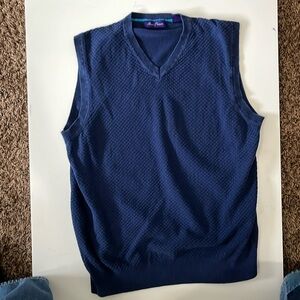 Alan Flusser Men’s Vest knit sweater cardigan